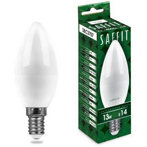 Изображение товара Лампа светодиодная Saffit SBC3713 55172 Свеча E14 13W 230V 6400K