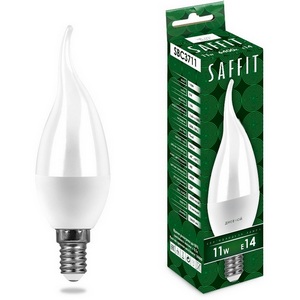 Изображение товара Лампа светодиодная Saffit SBC3711 55174 Свеча на ветру E14 11W 230V 6400K