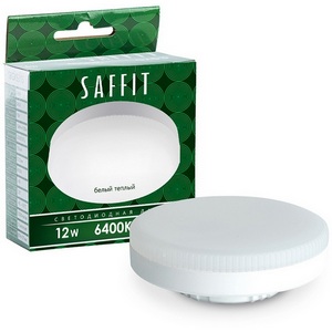 Изображение товара Лампа светодиодная Saffit SBGX5312 55190 GX53 12W 230V 6400K