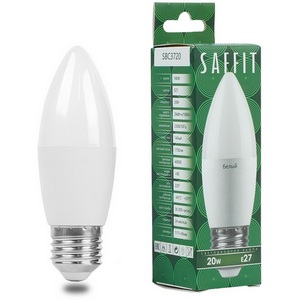 Изображение товара Лампа светодиодная Saffit SBC3720 55270 Свеча E27 20W 230V 4000K