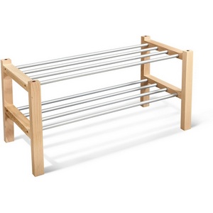 Изображение товара Полка для обуви SHT-SR9 прозрачный лак/алюм.металлик Sheffilton Альберо 532115104