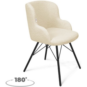 Изображение товара Стул Sheffilton SHT-ST39/S370-VP бежевый/черный муар 1017116202