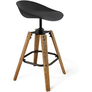 Изображение товара Стул барный черный/браш.коричневый/черный муар Sheffilton SHT-ST19/S93 1019867901