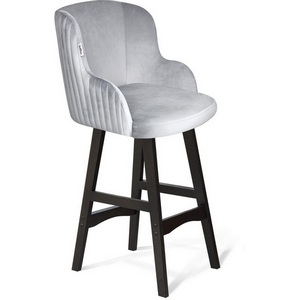 Изображение товара Стул полубарный Sheffilton SHT-ST39-1/S65-1 серое облако/венге от фабрики Sheffilton