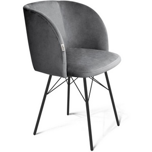 Изображение товара Стул Sheffilton SHT-ST33/S64 угольно-серый/черный муар 1487471102