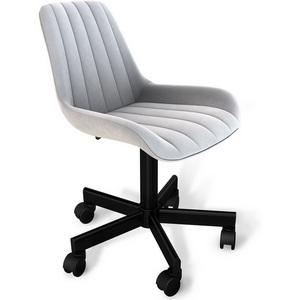 Изображение товара Стул подъемно-поворотный Sheffilton SHT-ST37/S120M серое облако/черный муар