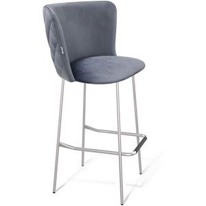 Изображение товара Стул барный нейтральный серый/хром/лак Sheffilton SHT-ST36-3/S29 1843784501