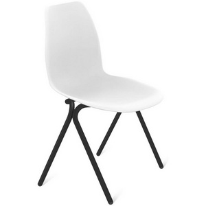 Изображение товара Стул Sheffilton SHT-ST29/S186 белый/черный муар 1862575901