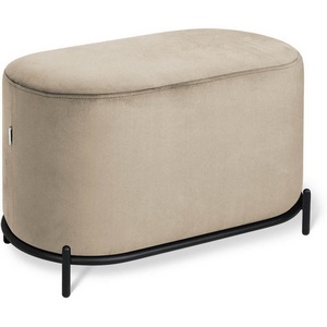 Изображение товара Банкетка ванильный крем/черный муар Sheffilton SHT-B7 1954499401