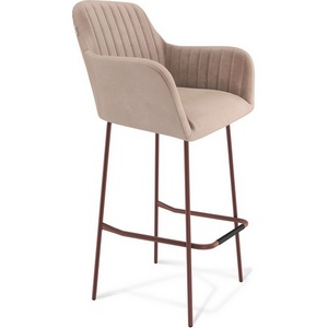 Изображение товара Стул барный Sheffilton SHT-ST38-1/S29 латте/медный металлик