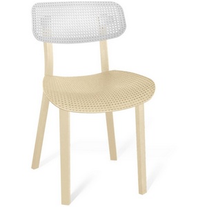 Изображение товара Стул белый/бежевый /бежевый Sheffilton SHT-S85 2304646301