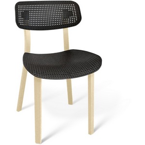 Изображение товара Стул для гостиной черный черный/бежевый Sheffilton SHT-S85 2304646307