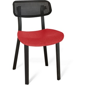 Изображение товара Стул черный/черный/красный Sheffilton SHT-S85 2304646325