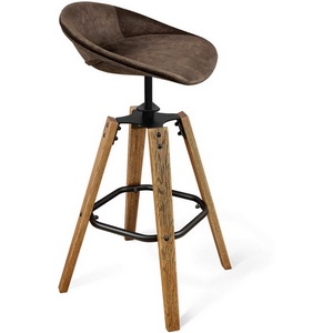 Изображение товара Стул барный Sheffilton SHT-ST19-SF1/S93 корич.трюфель/браш коричневый/черн.муар 2435876602