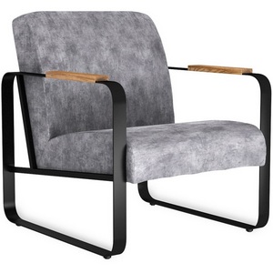 Изображение товара Кресло SHT-AMS1-1 дымный/черный муар/браш.корич. от фабрики Sheffilton