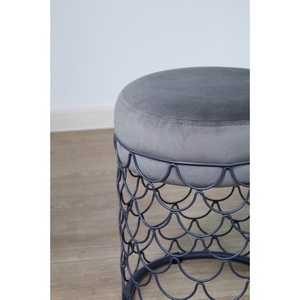 Изображение товара Пуф Sheffilton SHT-B13 Угольно-серый/графит муар 2585961302