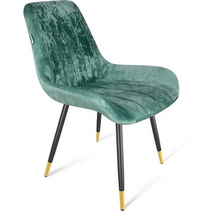 Изображение товара Стул Sheffilton SHT-ST37/S95-1 зеленый чай/черный муар/золото от фабрики Sheffilton