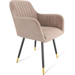 Изображение товара Стул Sheffilton SHT-ST38-1/S95-1 латте/черный муар/золото