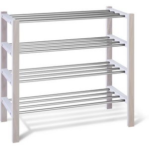 Изображение товара Полка для обуви SHT-SR9-4 беленый/алюм.металлик Sheffilton Альберо 2956816801