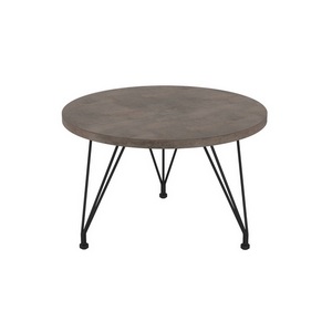 Изображение товара Столик журнальный Sheffilton SHT-CT29 черный муар/хромикс бронза Sheffilton (круглая столешница, 3 ножки)