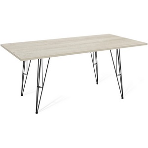 Изображение товара Стол на 4 персоны SHT-TU10/120/80 ЛДСП черный муар/дуб беленый Sheffilton SHT-TU10 3220214401 (прямоугольная столешница, 4 ножки)