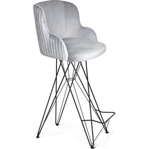 Изображение товара Стул барный Sheffilton SHT-ST39-1/S66 серое облако/черный муар от фабрики Sheffilton