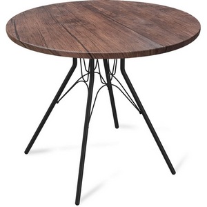 Изображение товара Стол SHT-TU34-P/80 МДФ черный муар/палисандр Sheffilton SHT-TU34-P 3453803803 (круглая столешница, 4 ножки)