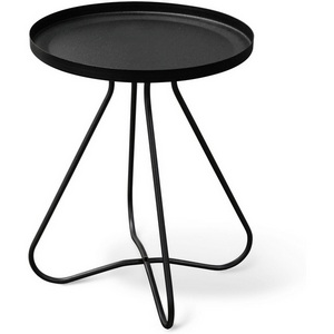 Изображение товара Столик журнальный SHT-CT3 черный муар Sheffilton (круглая столешница, X-образная опора)