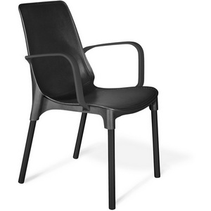 Изображение товара Стул черный/черный муар Sheffilton SHT-S76 3696078602