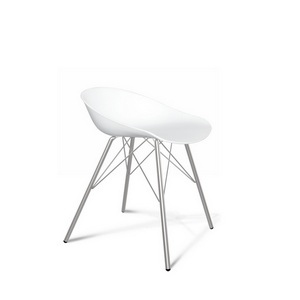 Изображение товара Стул на металлокаркасе белый/хром лак Sheffilton SHT-ST19/S37 3860379001