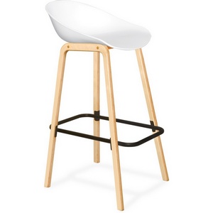 Изображение товара Стул барный Sheffilton SHT-ST19/S94 белый/прозрачный лак