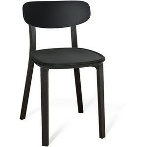 Изображение товара Стул для кухни на 4 ножках черный/черный Sheffilton SHT-S85-2 4180652601