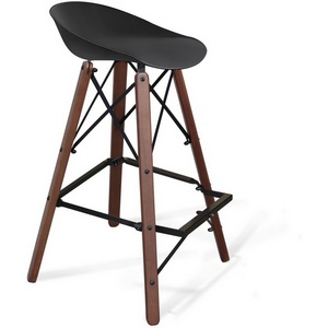 Изображение товара Стул барный Sheffilton SHT-ST19/S80 черный/темный орех