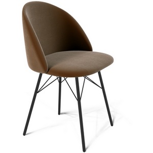 Изображение товара Стул кофейный ликер/черный муар Sheffilton SHT-ST35/S64 4214742102