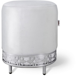 Изображение товара Банкетка Sheffilton SHT-B20-1 Серое облако/хром лак 4257049102