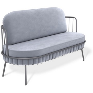 Изображение товара Диван Sheffilton SHT-SF8 стальной серый/графит муар 4304268602