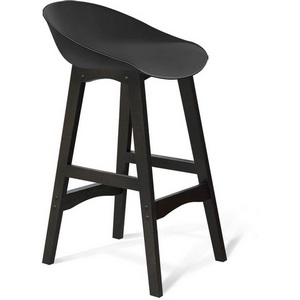 Изображение товара Стул полубарный SHT-ST19/S65-1 черный/венгe от фабрики Sheffilton