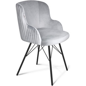 Изображение товара Стул Sheffilton SHT-ST39-1/S37 серое облако/черный муар от фабрики Sheffilton