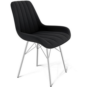 Изображение товара Стул Sheffilton SHT-ST37/S64 ночное затмение/хром лак 4683235304