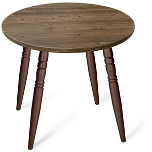 Изображение товара Стол SHT-TU15/70 МДФ медный металлик/орех светлый Sheffilton SHT-TU15 4716507401 (круглая столешница, 4 ножки)