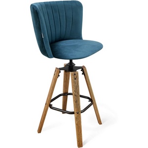 Изображение товара Стул барный тихий океан/дуб коричн. браш./чёрн.муар Sheffilton SHT-ST36-1/S93 4759857401