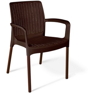 Изображение товара Стул коричневый/коричневый муар (цинк) Sheffilton SHT-S68 4803229202