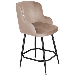 Изображение товара Стул полубарный Sheffilton SHT-ST39/S148-1 Латте/черный муар 4928100201