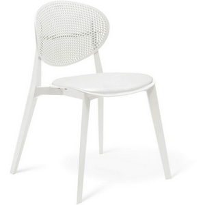 Изображение товара Стул с мягкой подушкой из кож.зама белый/белый Sheffilton SHT-S111-CN1 5639871203