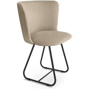 Изображение товара Стул ванильный крем/черный муар Sheffilton SHT-ST36/S38 5660319801