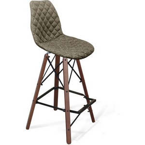 Изображение товара Стул барный Sheffilton SHT-ST29-C12/S80 коричневый сахар/темный орех/черный муар