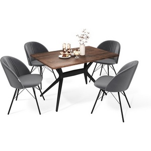 Изображение товара Обеденная группа Sheffilton SHT-DS191 палисандр/черн./угольно-серый/черн.муар