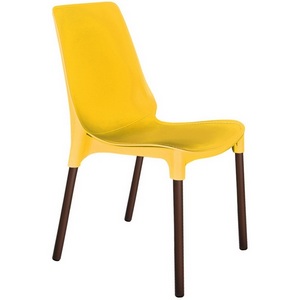 Изображение товара Стул Sheffilton SHT-ST75/S424 желтый/коричневый муар 5902293841