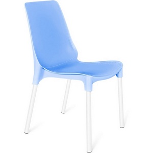 Изображение товара Стул Sheffilton SHT-ST75/S424 голубой/белый муар 5902293843