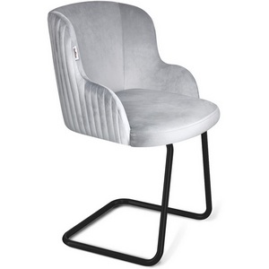 Изображение товара Стул Sheffilton SHT-ST39-1/S45-1 серое облако/черный муар от фабрики Sheffilton